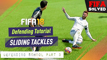 FIFA 18 Defending Tutorial (Pro Sliding Tackle Tips)