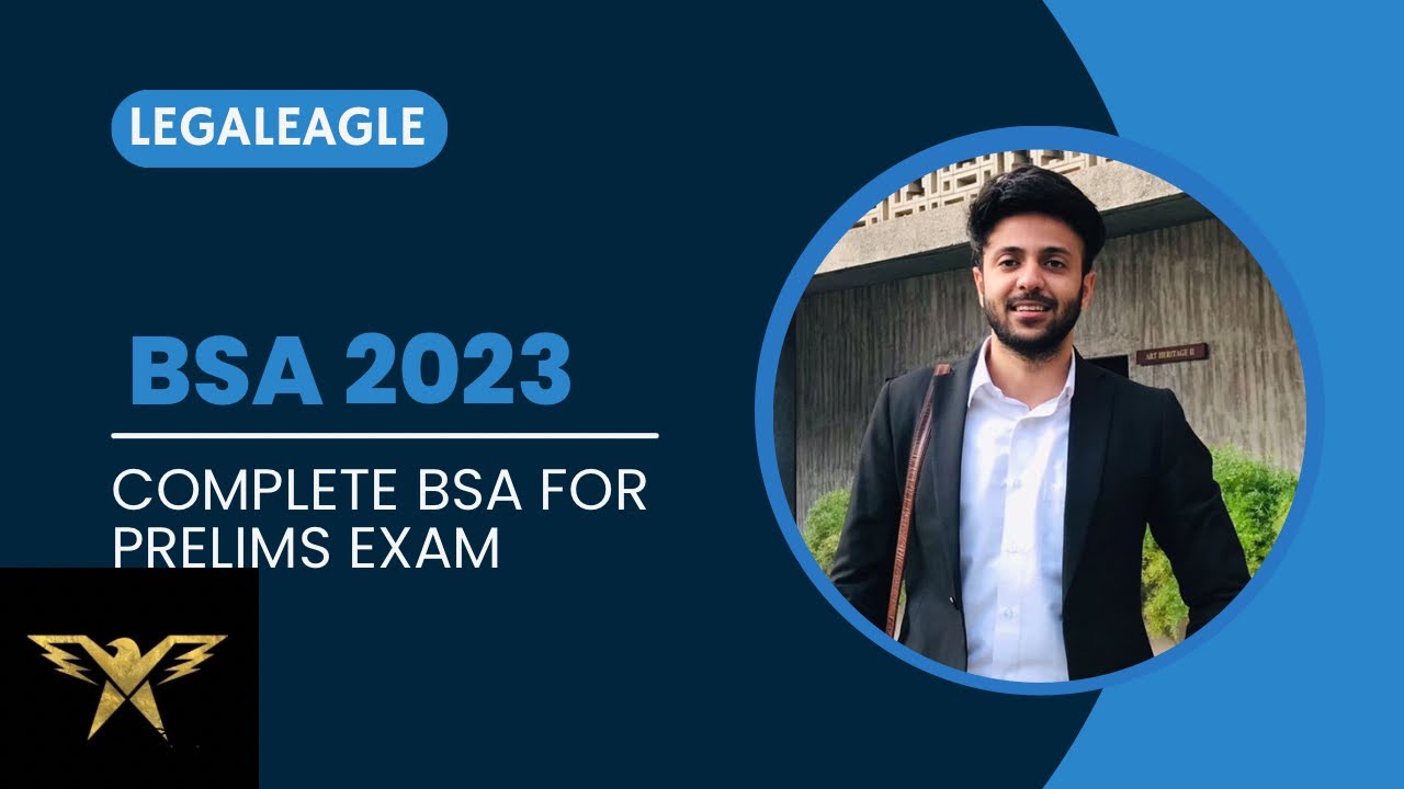 COMPLETE BSA, 2023 in one video for judiciary prelims exam aspirant edition!