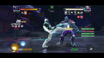 MCoC Mr Negative vs Absorbing Man on node 32 (Provocateur, Ebb Flow Intercept, Mighty Charge)