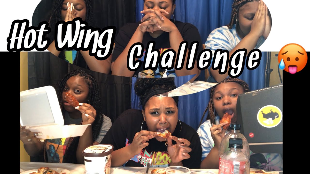 Hot wing challenge 🥵 YouTube