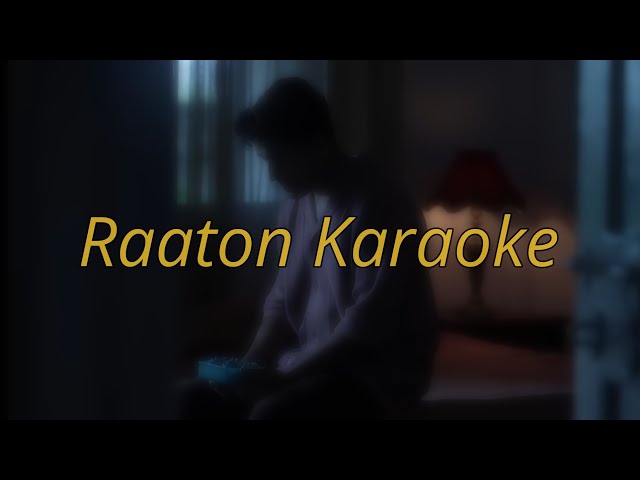 Raaton | Karaoke | Aditya Rikhari class=