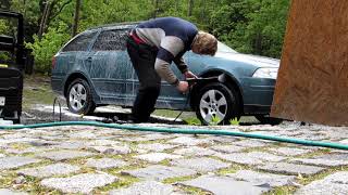 Wapka Riwall REPW 150 - test mytí auta