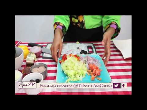 Video: Receta Paso A Paso Para Ensalada Francesa