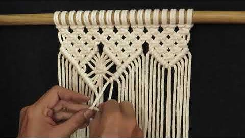 Macramé WALL HANGING tutorial | 10,000 subscriber special
