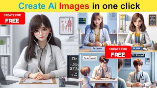 How to Create 3D Ai Doctor Images with Name | bing app photo editing | Bing image creator tutorial screenshot 2