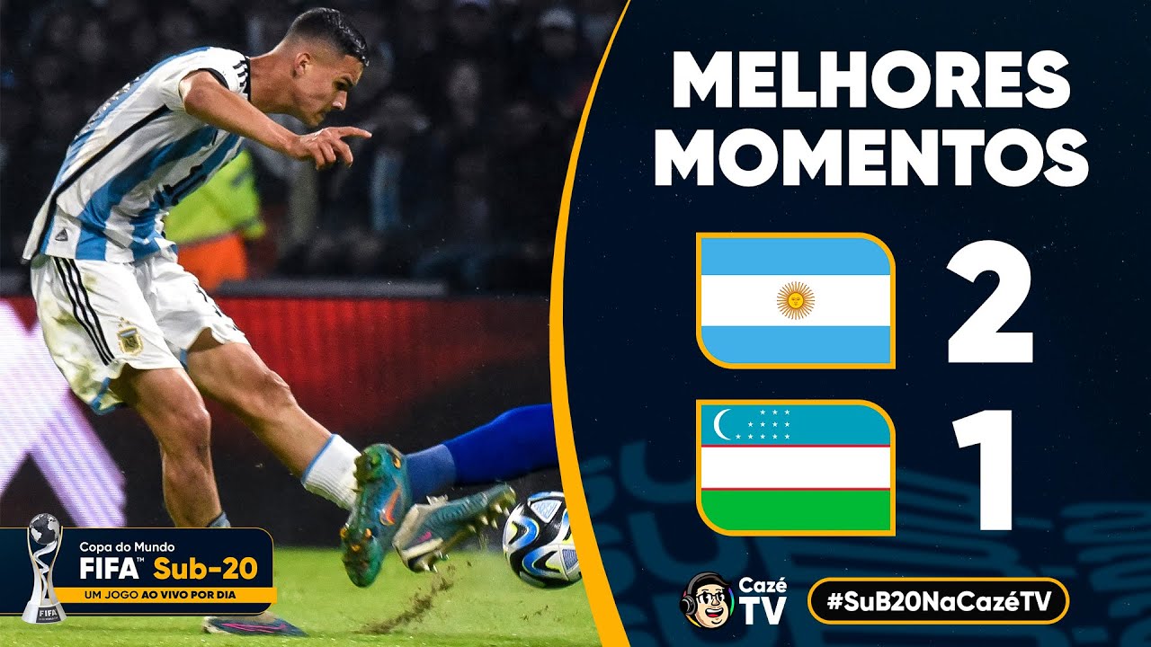 ARGENTINA 2 X 1 UZBEQUISTÃO | MELHORES MOMENTOS | 1ª RODADA | COPA DO MUNDO SUB-20 FIFA 2023