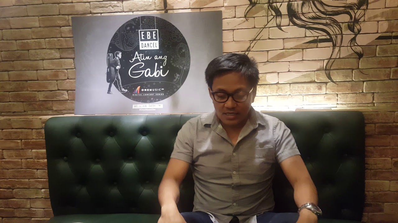 What inspires Ebe Dancel to write songs?