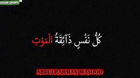 يا عبادي😱⚰️ الذين آمنوا ان🙏💖 ارضي واسعة | كروما قرآن📚🎤 القارئ عبد الرحمن مسعد || Abdulrahman Mossad