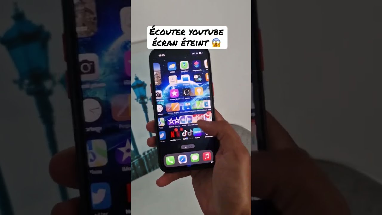 ÉCOUTER YOUTUBE ÉCRAN ÉTEINT SUR TON iPHONE ! 