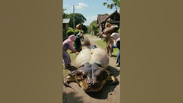 Villagers Witness Python Emergence — Nakhon Pathom, Thailand