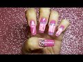 7 Rings Ariana Grande Inspired Nail Art