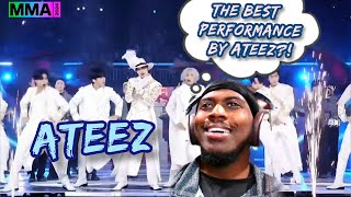 Ateez  Mma2024 Intro Perf  Work  Bridge Perf  Ice On My Teeth Reaction