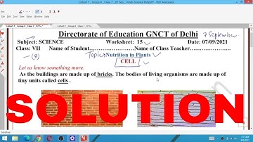 Class 7 Science 7/09/21 Worksheet 15 science English Medium tuesday 7 September Class 7 Worksheet 15