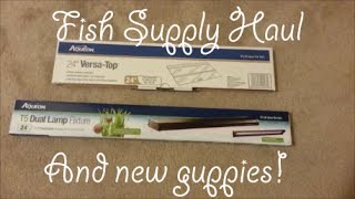 Petsmart Haul & New Guppies!