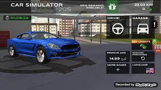جميع الأماكن الذي تستطيع تغيير لون السيارة في لعبة Car stimulator 2015 screenshot 3