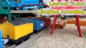 Trackmaster Layout Tour! | + Engine Running