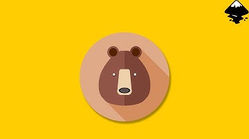 Create a Bear Flat Icon in Inkscape