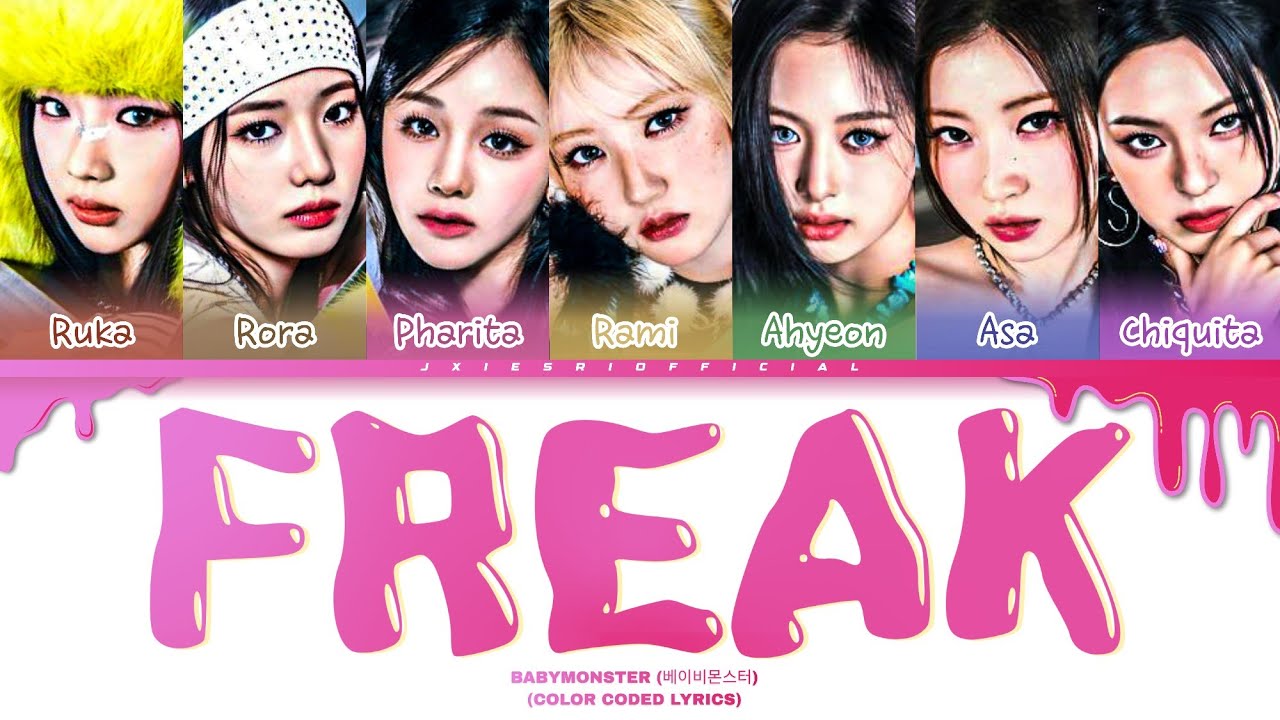 BABYMONSTER (베이비몬스터) – 'FREAK' (Color Coded Lyrics) | AI ORIGINAL SONG