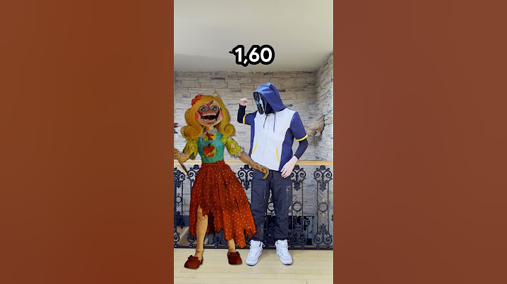 CUANTO MIDEN LOS PERSONAJES DE POPPY PLAYTIME?!