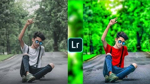 Lightroom hdr cb green effect photo editing tutorial | lightroom background colour change preset
