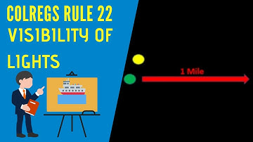 IRPCS Masterclass   Rule 22   Visibility of Lights