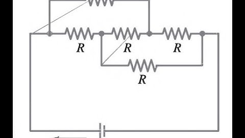 (26-30) (a) A network of five equal resistors R is connected to a battery ξ as shown in Fig. 26-48.