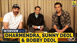 Dharmendra, Sunny Deol & Bobby Deol Interview | Yamla Pagla Deewana Phir Se | Sneha Menon Desai