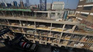 Hotel Development Kings Cross - Construction Time Lapse Jul - Oct 2016