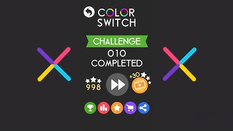 Color Switch - Challenge Mode - Level [6-10] - Gameplay