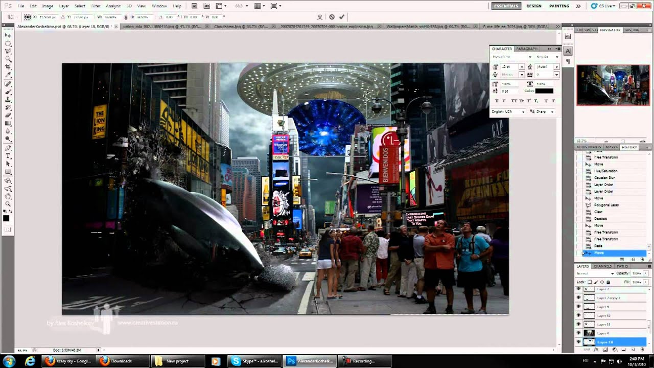 Amazing Photoshop Speed Art (Episode 1)