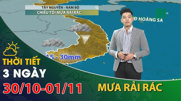 Khu vực Tây Nguyên và Nam Bộ, chiều tối có mưa rải rác| VTC14