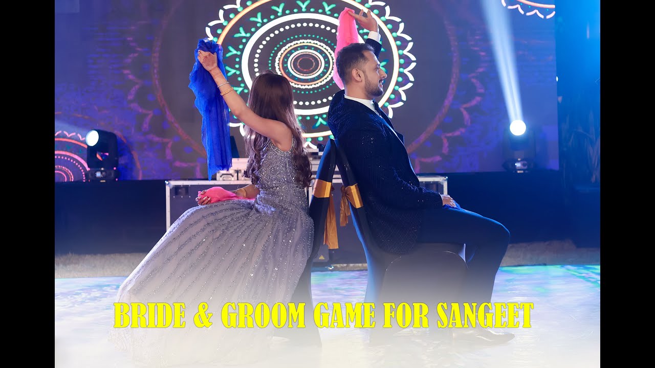 Best Couple Game for Sangeet | Shoe game | Bride Groom Game | Funny Questions | Banker Couple 2024