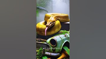 AI Travel Exploring | Python on Car | Amazon Jungle Discovery #shorts #art