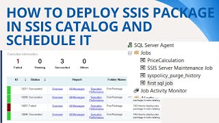 145 How To Deploy Ssis Package In Ssis Catalog And Schedule It