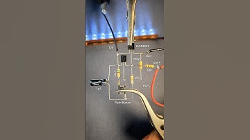 Single push button ON OFF switch | latch switch circuit