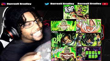 BROLY RAPS ( WHO DID IT BEST !?! ) RUSTAGE / NLJ / FABVL / DADDYPHATSNAPS / DIVIDE & MORE / Reaction