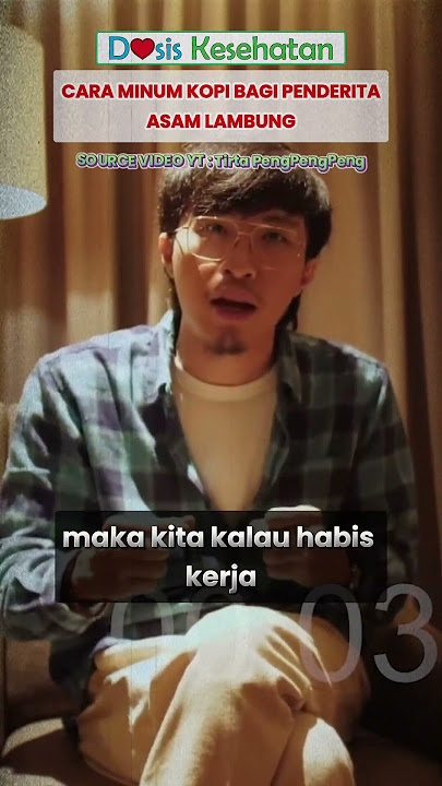 CARA MINUM KOPI BAGI PENDERITA ASAM LAMBUNG 🤔 #doktertirta #podcast #tips #kesehatan