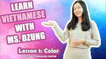 Learn Vietnamese for beginners - How to name color in Vietnamese