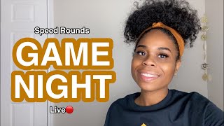 SPEED ROUND | Game Night Live 🔴