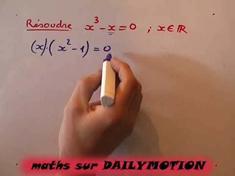 Résoudre une équation du troisième degré - YouTube