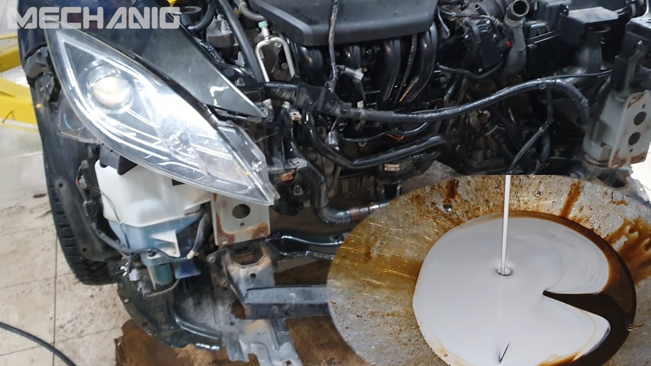 Жесть на СТО. #83 Антифриз и Масло. Что будет если смешать? Приколы на ...