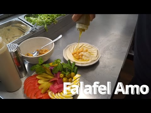 food tour in sweden ep 04. falafel Amo restaurant Rågsved