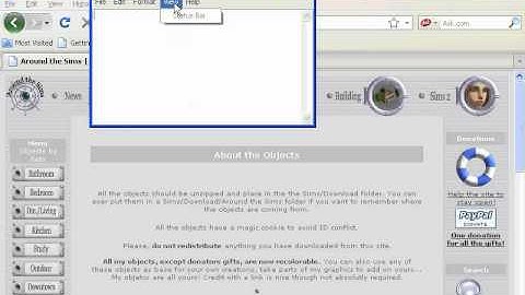 how to install sims 1 ob jects