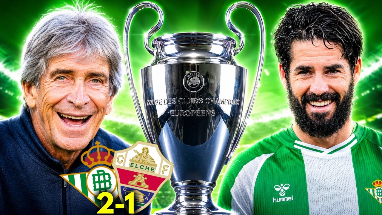 REAL BETIS 2-1 ELCHE | EL BETIS ENTRA EN CHAMPIONS LEAGUE | VIDEOPODCAST ZONA MIXTA