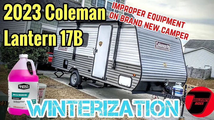 Coleman Lantern LT 17B Winterization How to Winterize RV Travel Trailer Camper