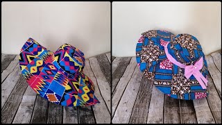 DIY Wide Brim Sun hat with African Print Fabric|Sun-hat Tutorial