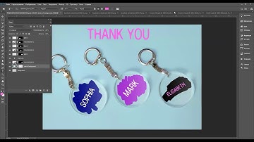#mockup #smartobject. Keychain Mockup. Mockup with smart object and changeable background color.