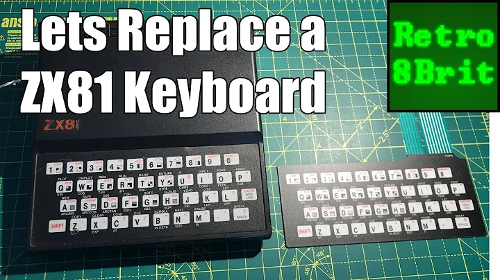 ZX81 keyboard replacement. How to fit a replacement keyboard and fix the problem.
