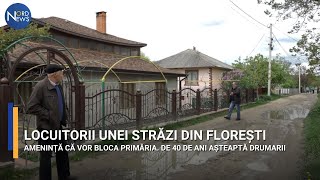 Locuitorii unei străzi din Florești amenință că vor bloca primăria. De 40 de ani așteaptă drumarii