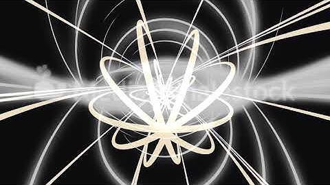 Abstract fast motion of white lines forming circles on black background, seamless loop. Animation